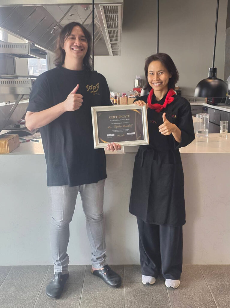 Sopa Culinary Program สอนอาหารสเปน โดยร้านอาหารสเปน Fine Dining