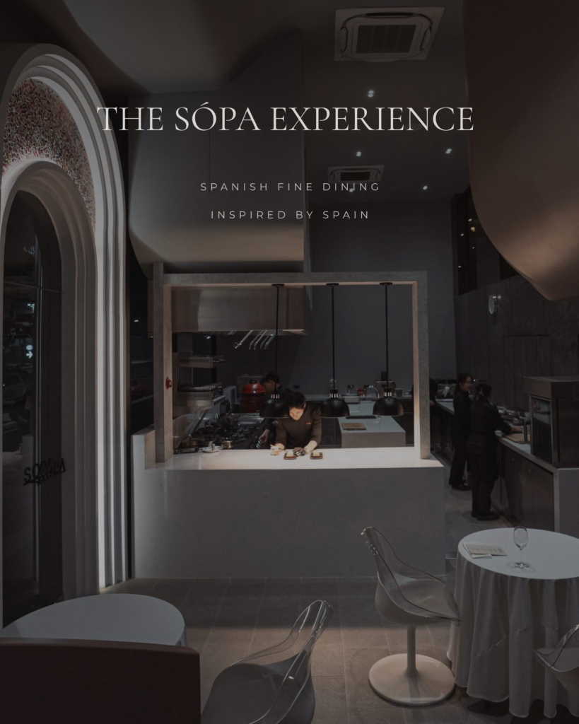 SÓPA นำเสนอ Spanish fine dining Bangkok ผ่านวัตถุดิบ เทคนิค และเรื่องราวจาก 17 แคว้นของสเปน พร้อม À La Carte ตลอดปีและเมนู 9 คอร์สที่เปลี่ยนทุกเดือน