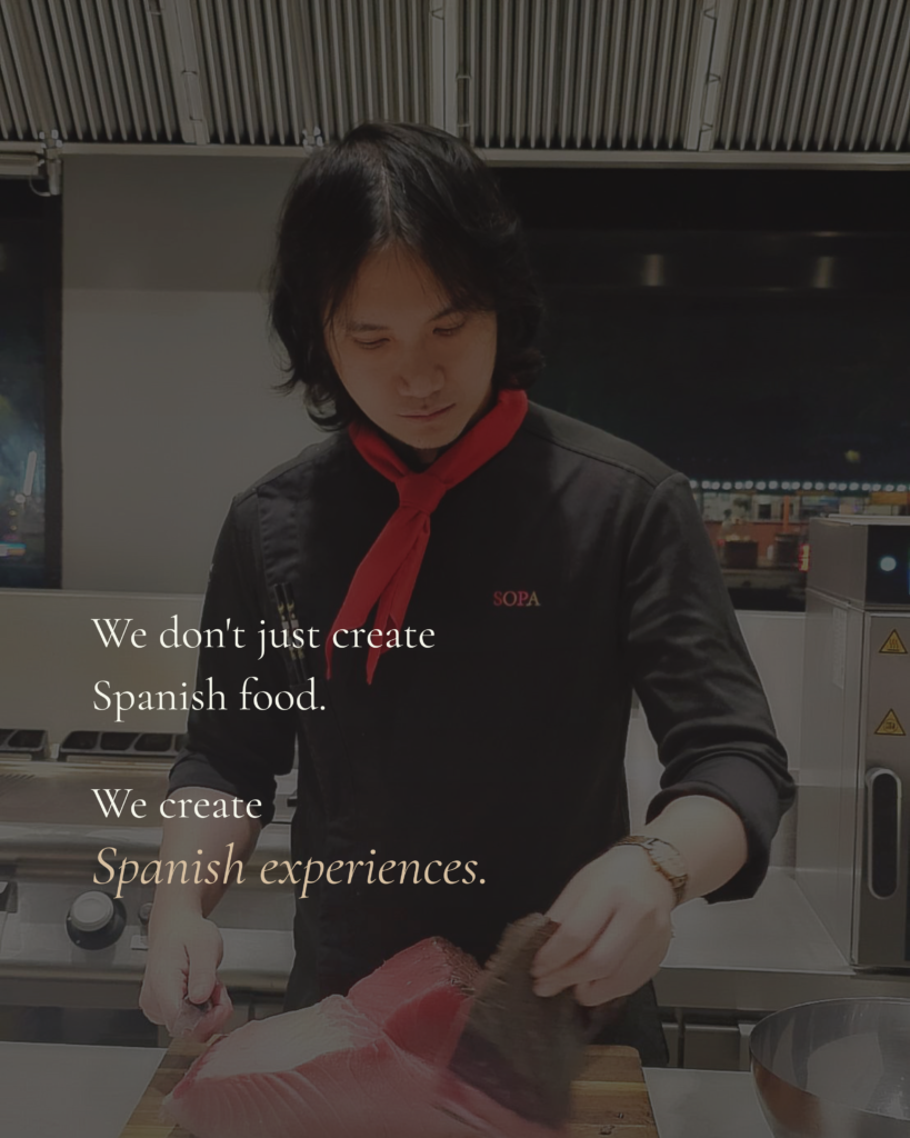 Spanish fine dining Bangkok at SÓPA Restaurant